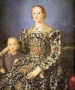 Agnolo Bronzino Eleanora di Toledo with her son Giovanni de' Medici oil painting picture wholesale